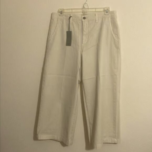 BALDWIN Kansas City Pants - BALDWIN Kansas City Devin Mid Rise Cropped Khaki Trouser Pants Women's Size 32
